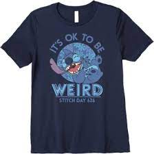 Its Ok To Be Weird Lilo Stitch Tshirt